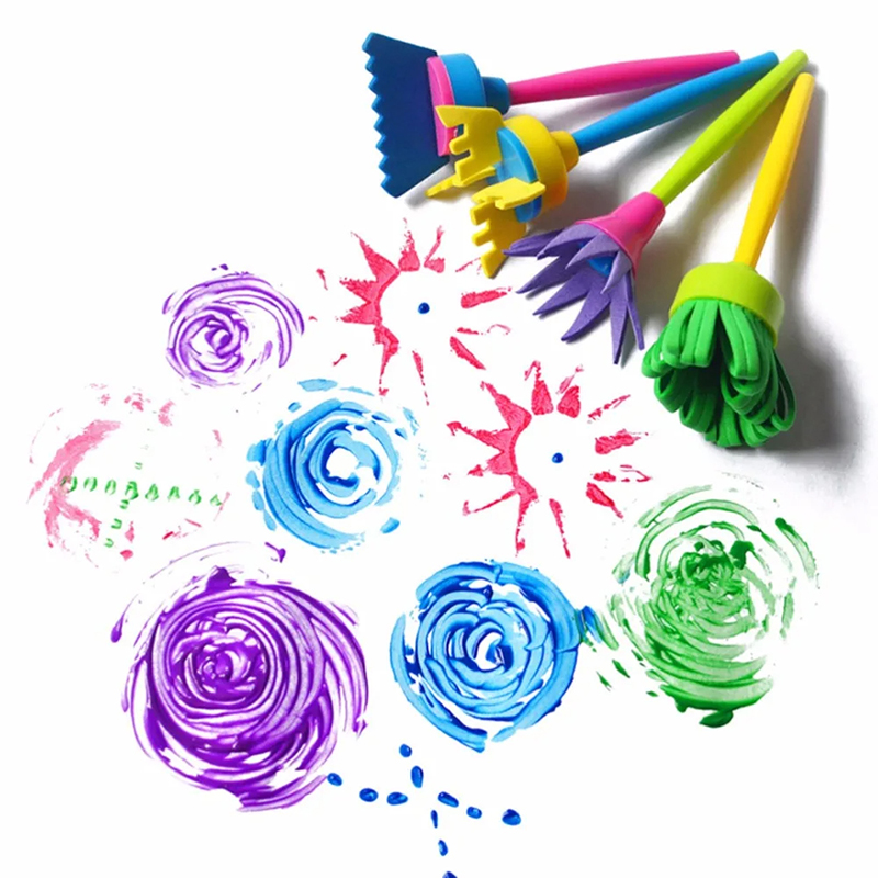 Bulk Painting Sponge & Brush B - Art And Craft Studio ulasan dan harga