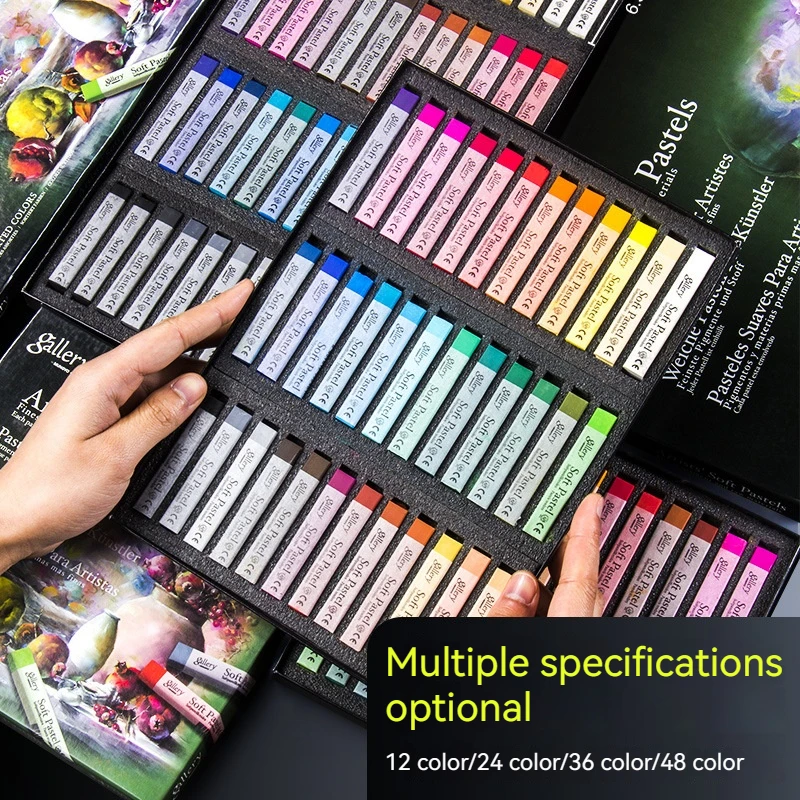 12/24/26/48/72 Colors Oily Pas - Chalk Pastel Set ulasan dan harga