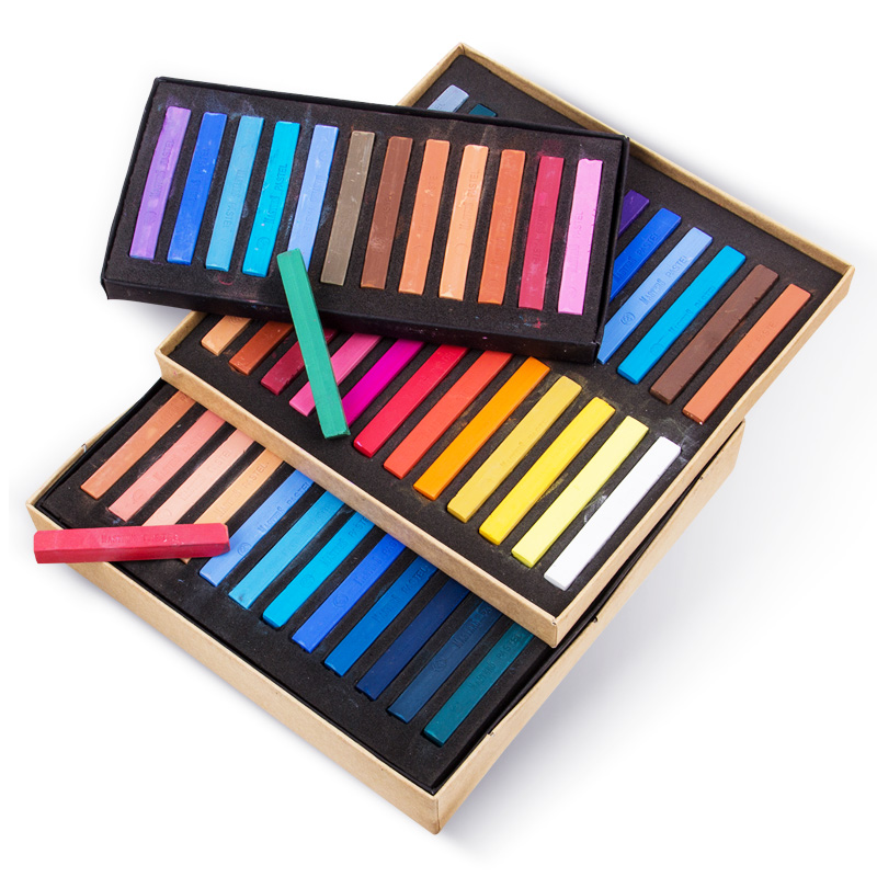 Crayons Soft Dry Pastel 12/24/ - Chalk Pastel Set ulasan dan harga