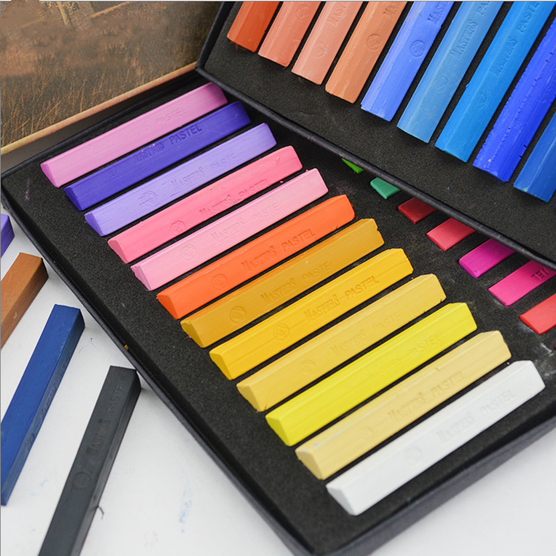Crayons Soft Dry Pastel 12/24/ - Chalk Pastel Set ulasan dan harga