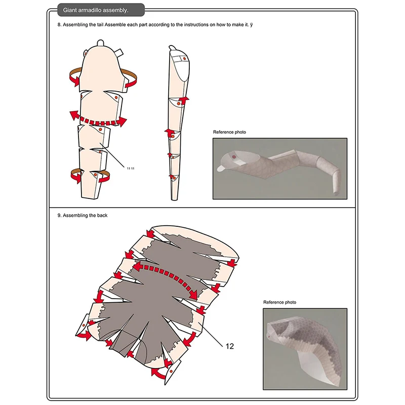 Giant Armadillo Origami Art Mi - Art And Craft Nature ulasan dan harga