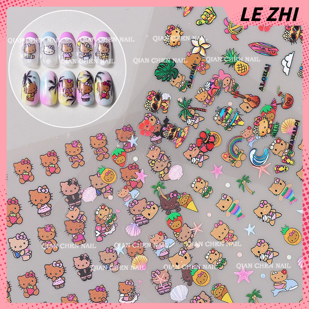 Kawaii Cartoon Nail Art Sticke - Art Craft Movement ulasan dan harga