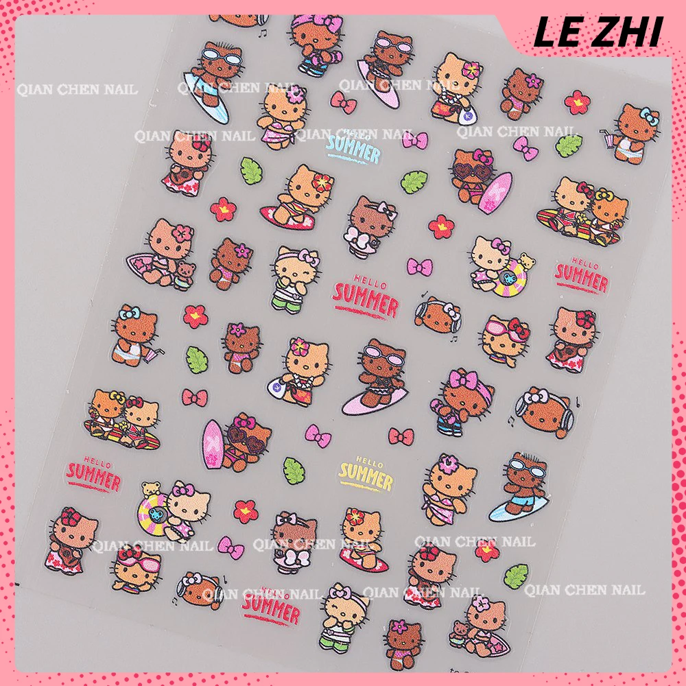 Kawaii Cartoon Nail Art Sticke - Art Craft Movement ulasan dan harga