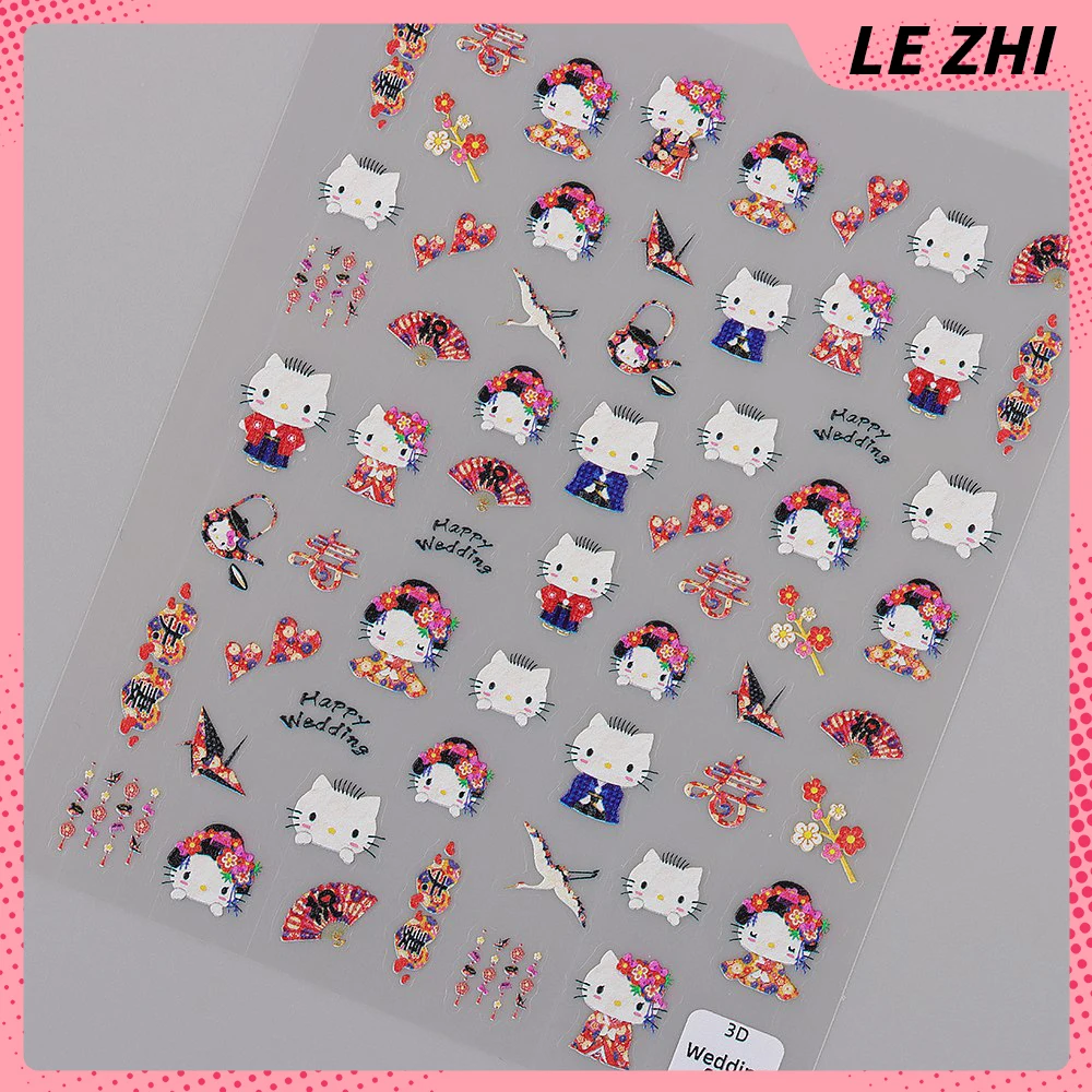 Kawaii Cartoon Nail Art Sticke - Art Craft Movement ulasan dan harga